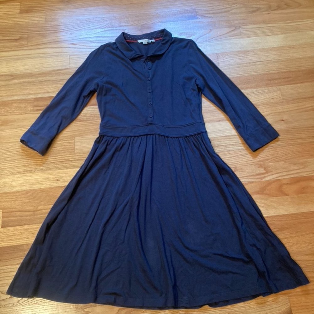 Navy blue Boden dress, UK size 12 and US size 8